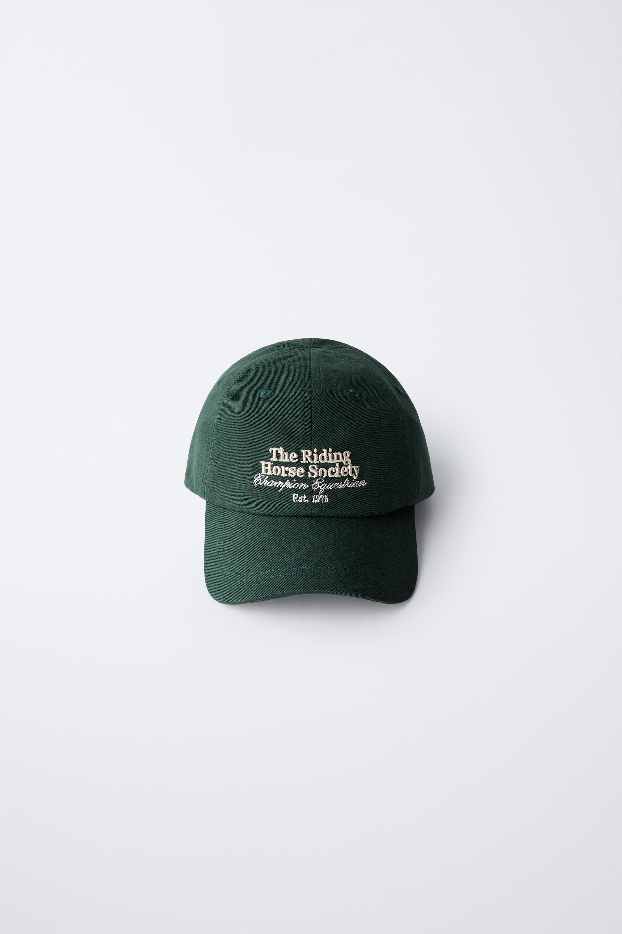EMBROIDERED TEXT CAP